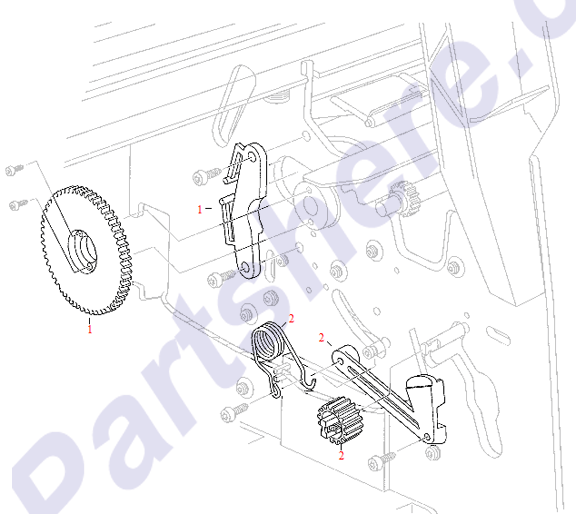 HP parts picture diagram for C6074-60383